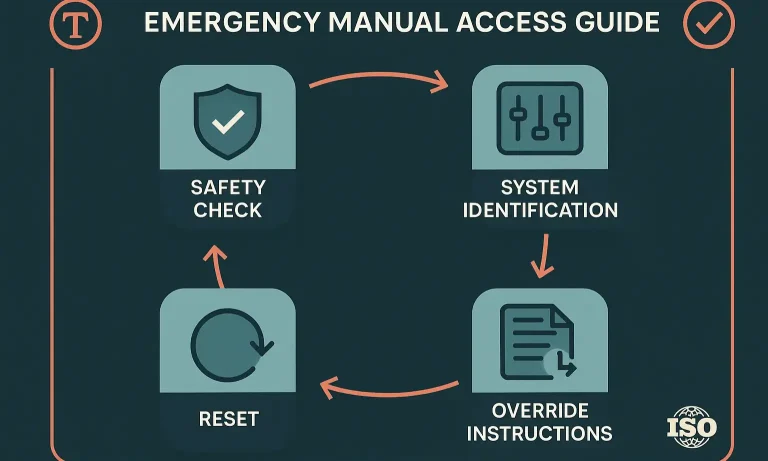 Step-by-step guide for safe commercial garage door emergency access