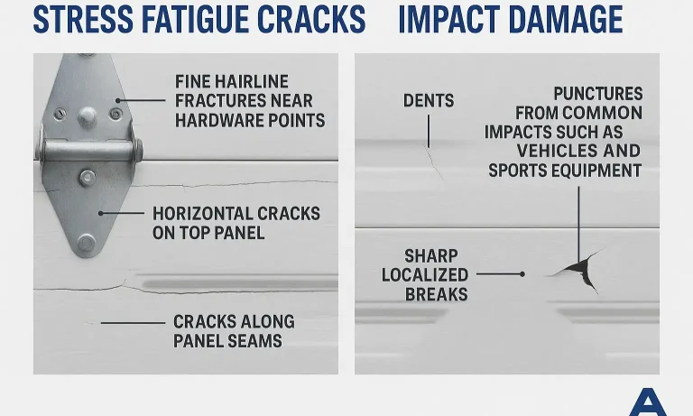 Stress Fatigue Cracks VS Impact Damage