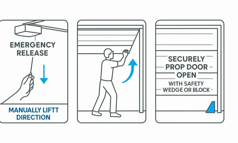 The Safe 4-Step Procedure to Manually Open Your Door