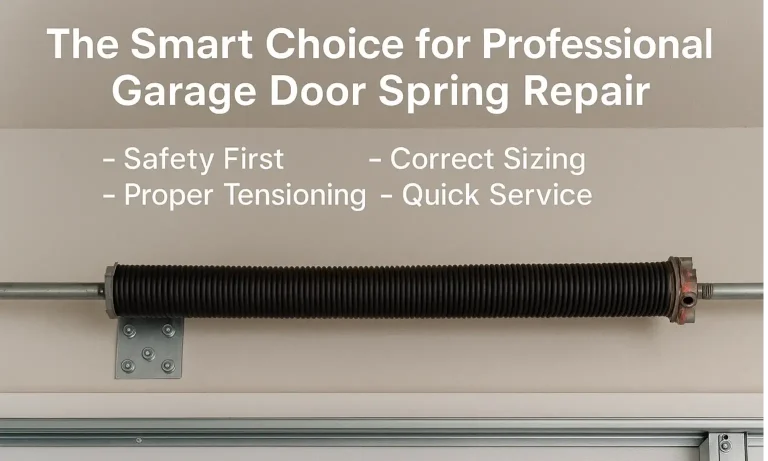The Smart Choice for Professional Garage Door Spring Repair
