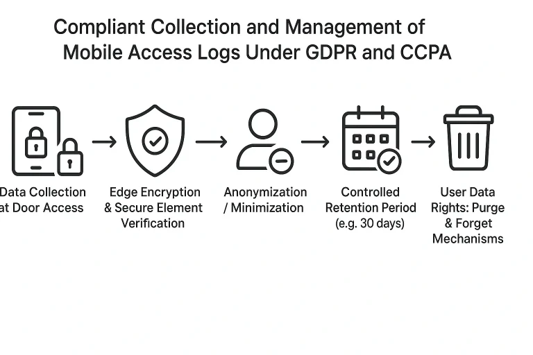 This infographic breaks down the complex regulatory process for managing access logs into actionable steps, reducing legal anxiety and ensuring best practices for privacy compliance.