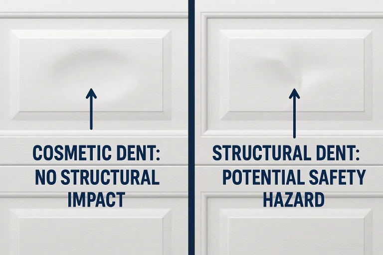 This side-by-side comparison clarifies the critical differences between cosmetic and structural dents, empowering you to recognize potential dangers instantly.