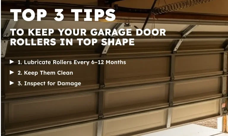 Top 3 Tips to Keep Your Garage Door Rollers in Top Shape