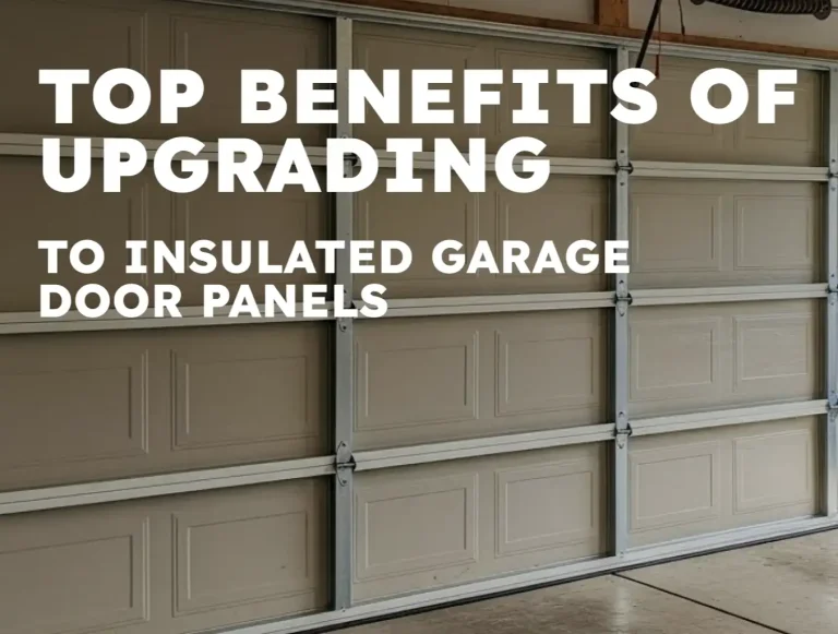 top benefits of upgrading to insulated garage door panels photo