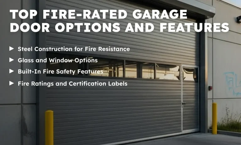 Top Fire-Rated Garage Door Options and Features