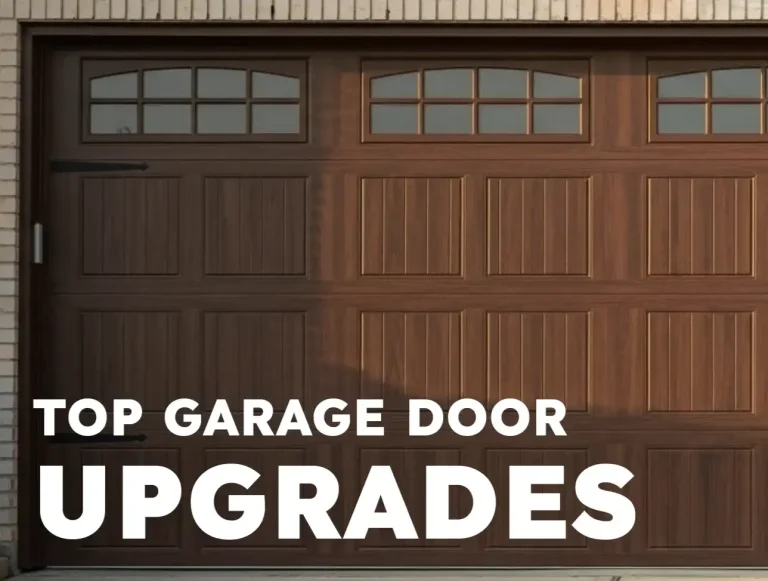 top garage door upgrades increase the appeal of your home photo