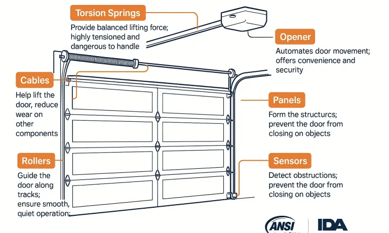 Understand your garage door’s key components and their functions to confidently assess repair needs and communicate with technicians.