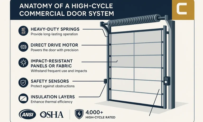 Understanding High-Cycle Door Components and Benefits