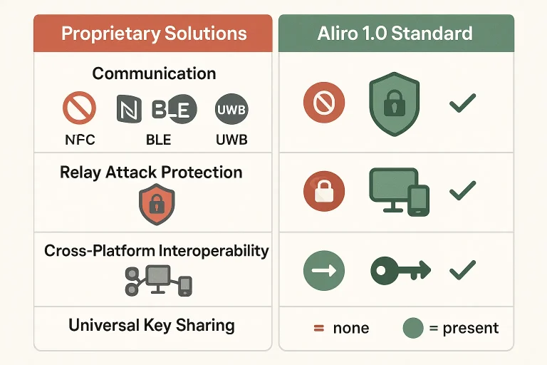 Understanding how your smartphone communicates with a smart lock: BLE wakes the lock, NFC performs secure taps with power harvesting, and UWB enables precise hands-free unlocking.