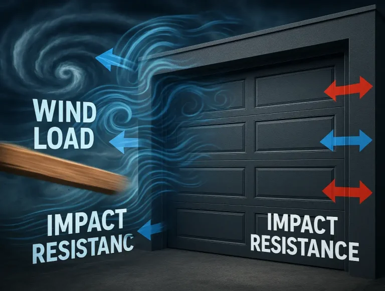 hurricane rated garage doors photo