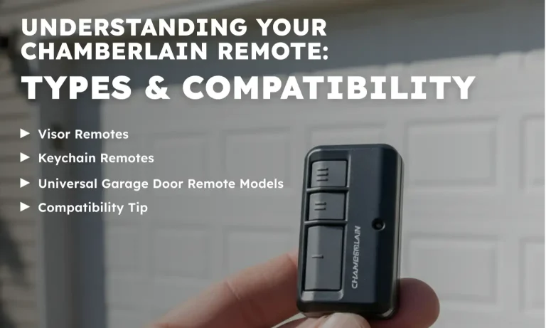 Understanding Your Chamberlain Remote: Types & Compatibility
