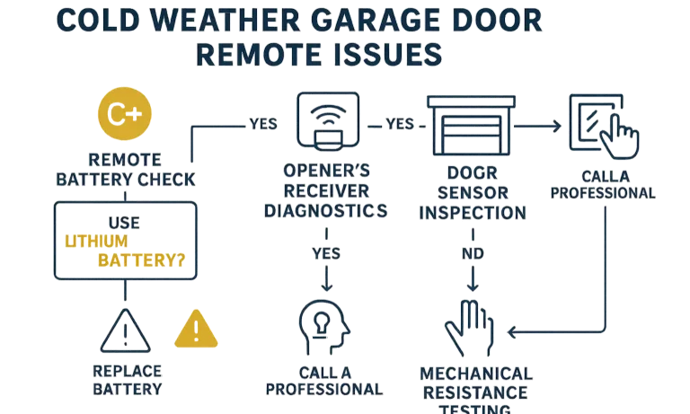 Use this flowchart to fix cold-weather remote issues fast