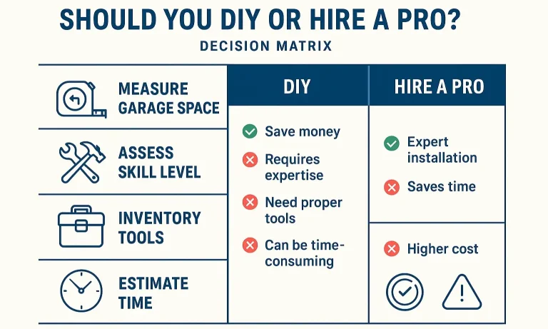 Use this matrix to pick the best low headroom install option