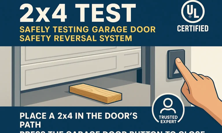 Verify Garage Door Reversal Features After Adjustments