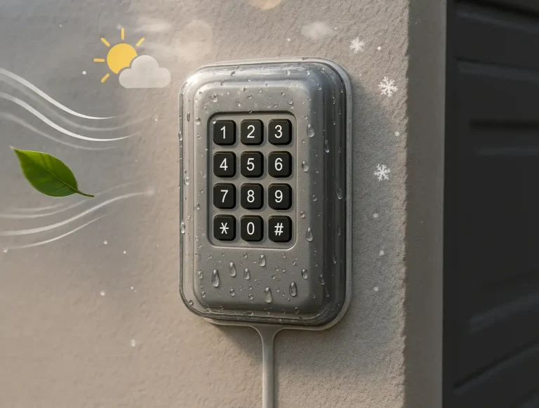 weatherproof garage door keypad photo