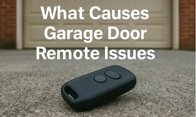 What Causes Garage Door Remote Issues