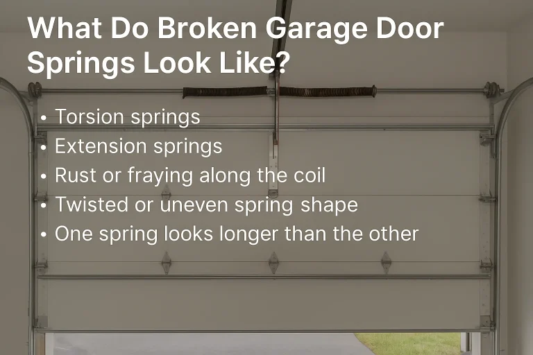 What Do Broken Garage Door Springs Look Like