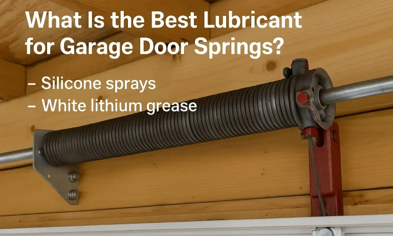What Is the Best Lubricant for Garage Door Springs