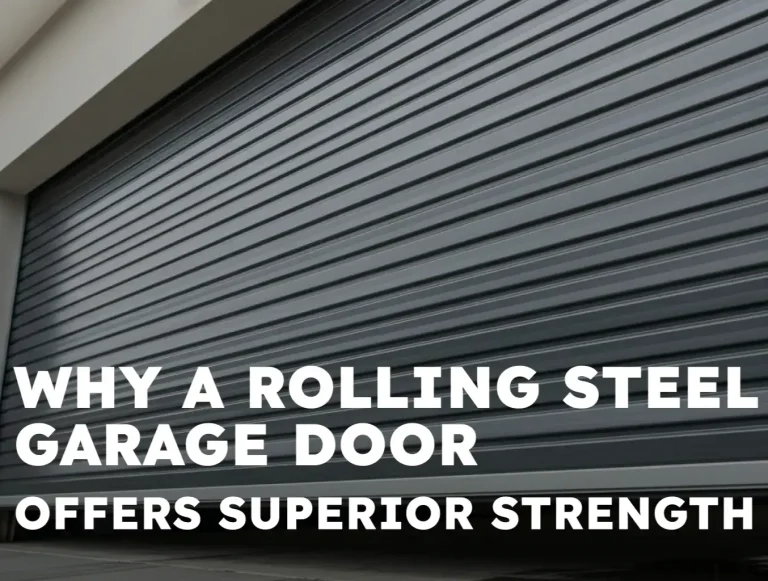 why a rolling steel garage door offers superior strength photo