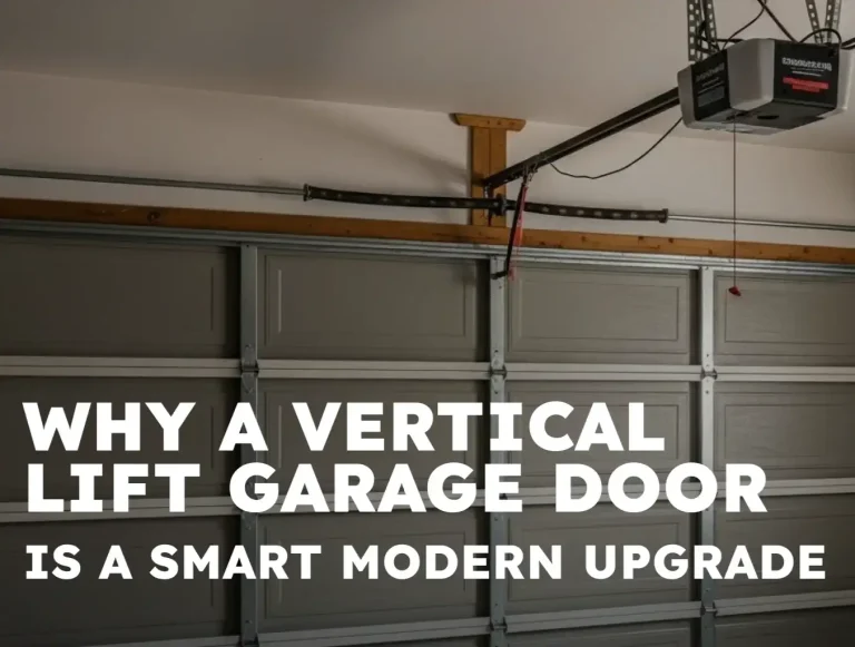 why a vertical lift garage door is a smart modern upgrade photo