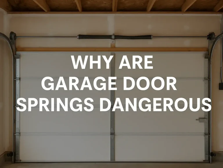 why are garage door springs dangerous what you need to know photo