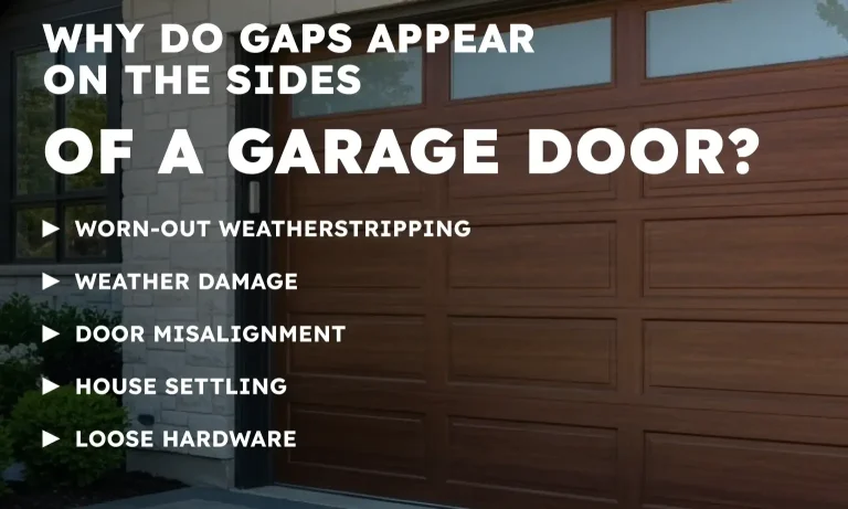Why Do Gaps Appear on the Sides of a Garage Door