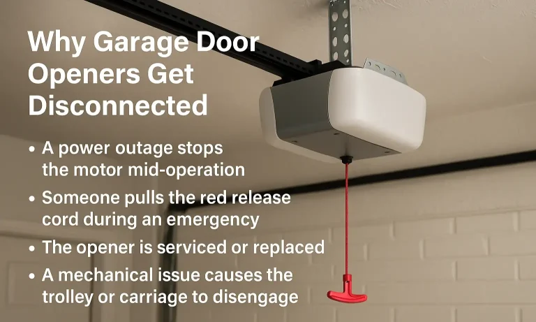 Why Garage Door Openers Get Disconnected
