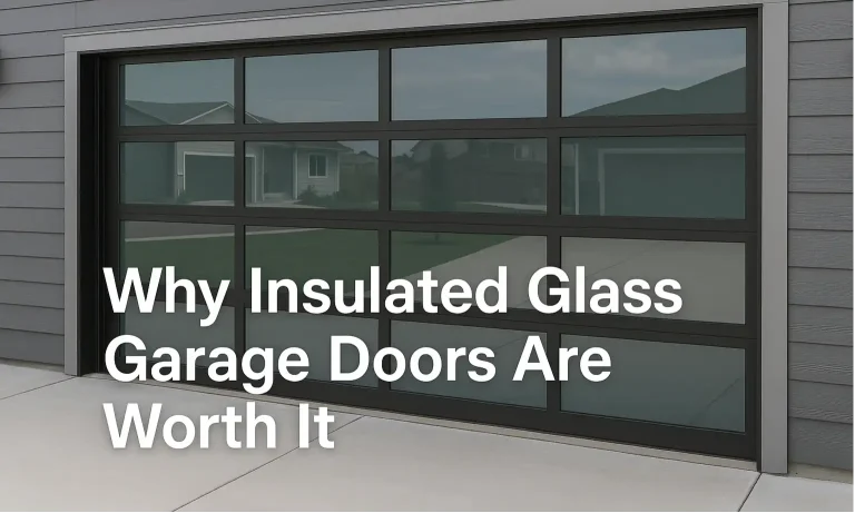 Why Insulated Glass Garage Doors Are Worth It