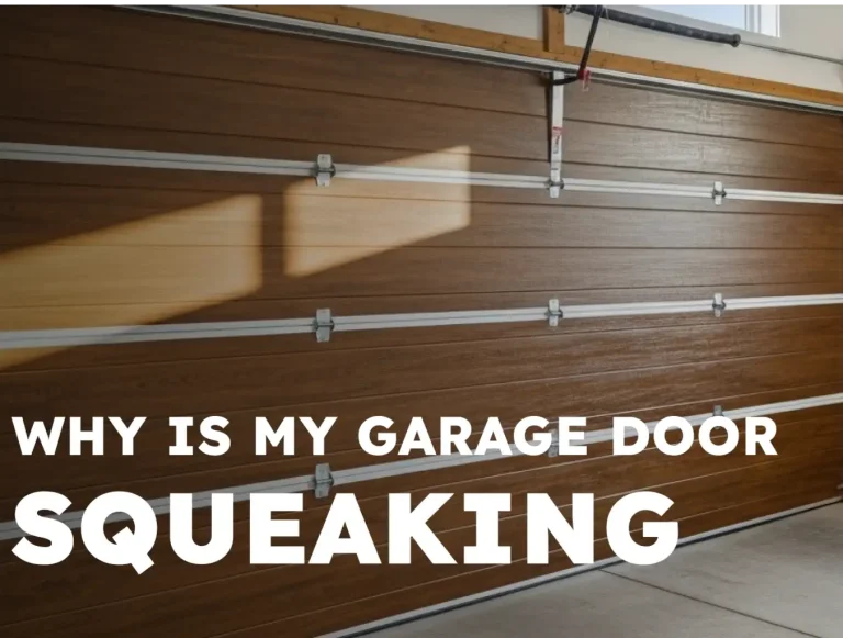 why is my garage door squeaking and how to fix it photo