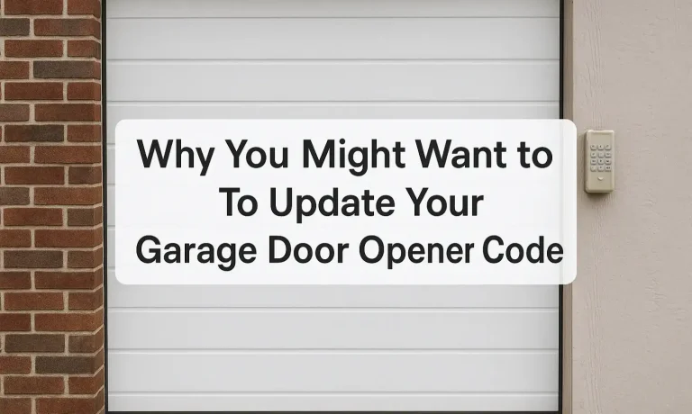 Why You Might Want to Update Your Garage Door Opener Code