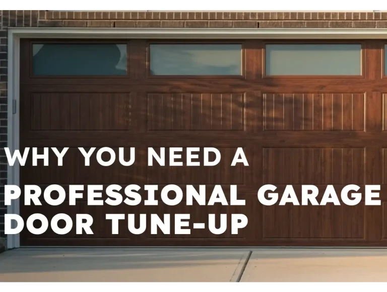 why you need a professional garage door tune up photo