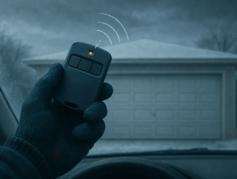 garage remote range cold weather photo