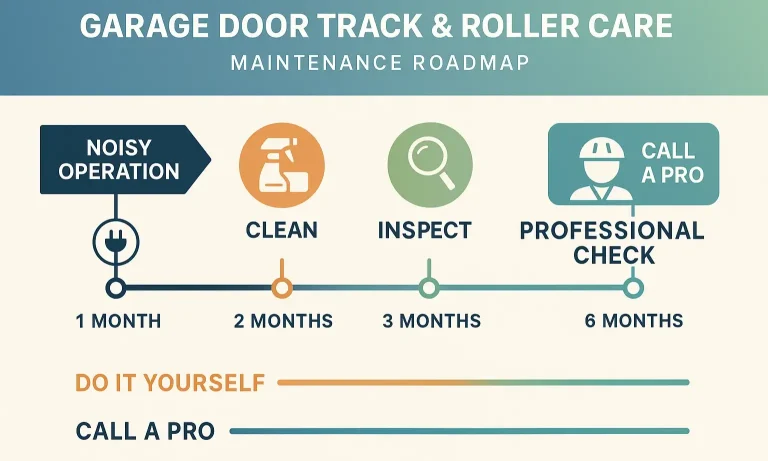 Your 6-Month Garage Door Maintenance Roadmap: Prevent Rust, Avoid Costly Repairs, and Know When to Call a Professional