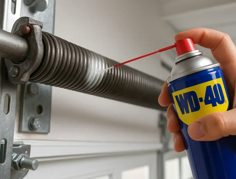 garage door spring lubrication photo